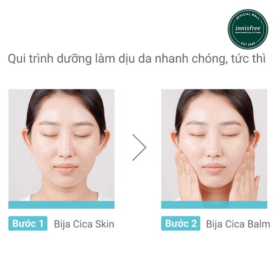 [Mã COSIF05 giảm 10% đơn 400K] Kem dưỡng làm dịu da innisfree Bija Cica Balm EX 40ml