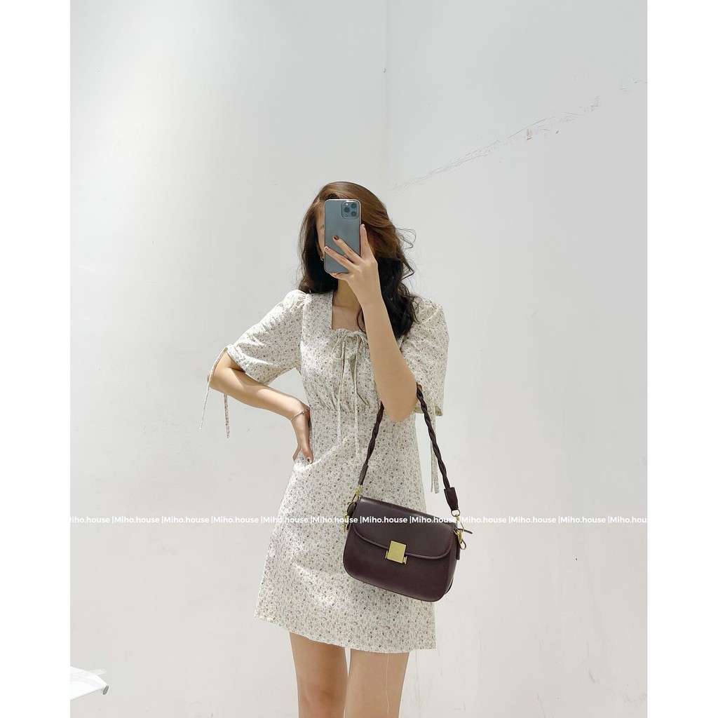 (FREESHIP) Đầm hoa nhí ôm dây buộc ngực 3887 | BigBuy360 - bigbuy360.vn