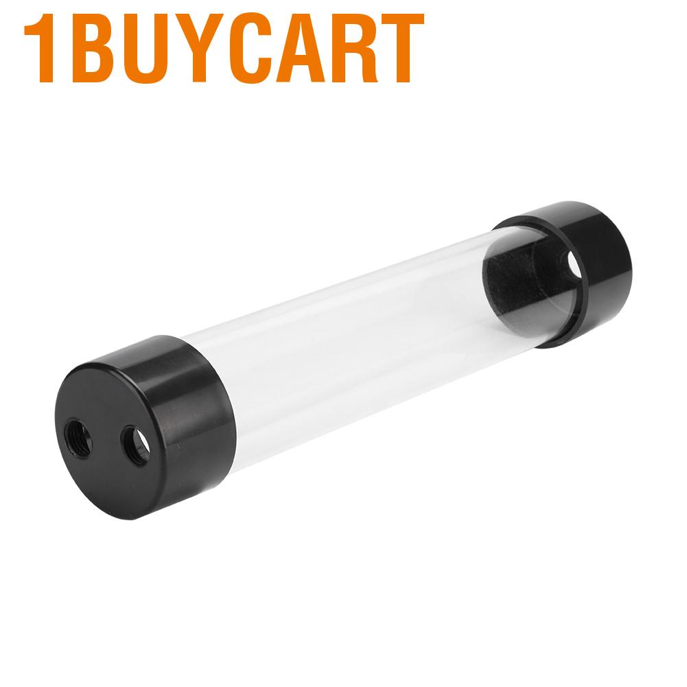 1buycart Transparent Cylindrical Computer Water Cooling Tank 240MM for Practicality