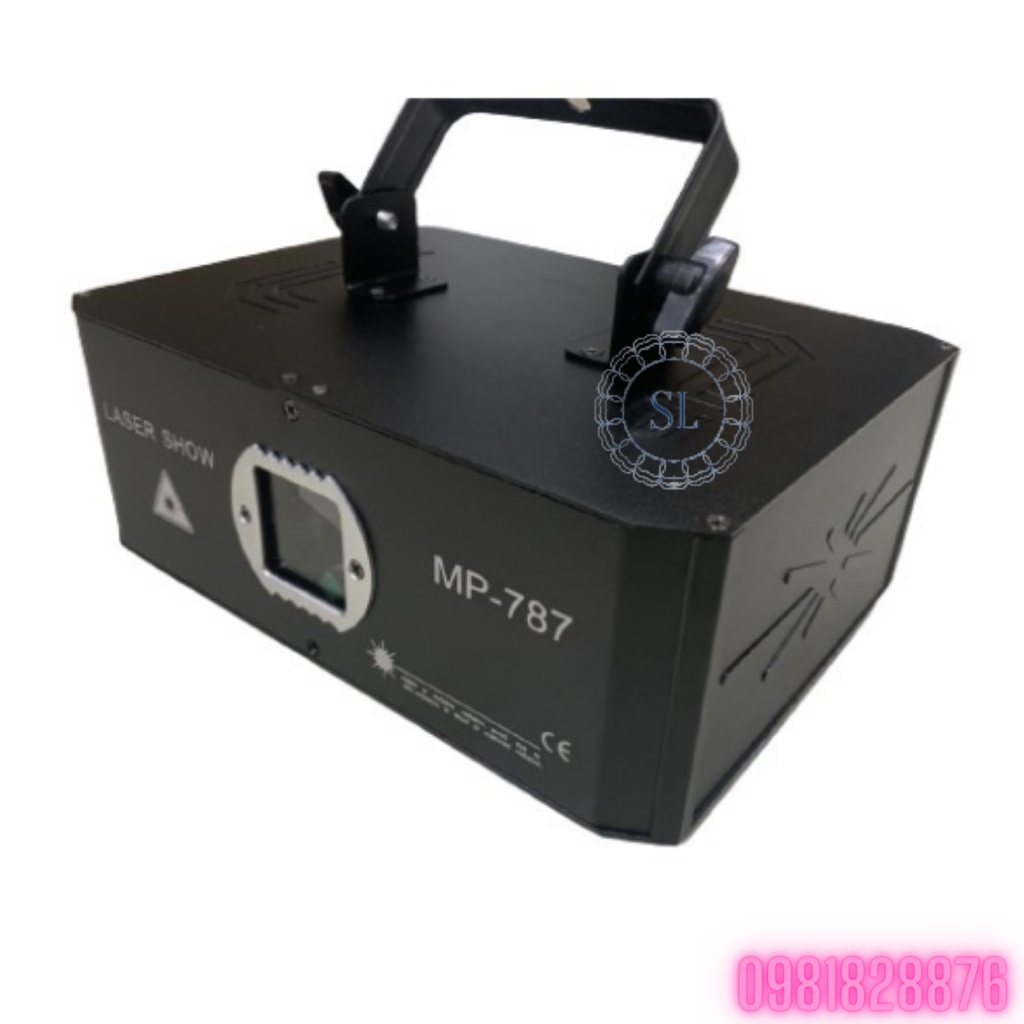 Đèn Laser MP 787 Laser Chiếu Hình 3D Hơn 1000 Hiệu Ứng Siêu Hot 2022