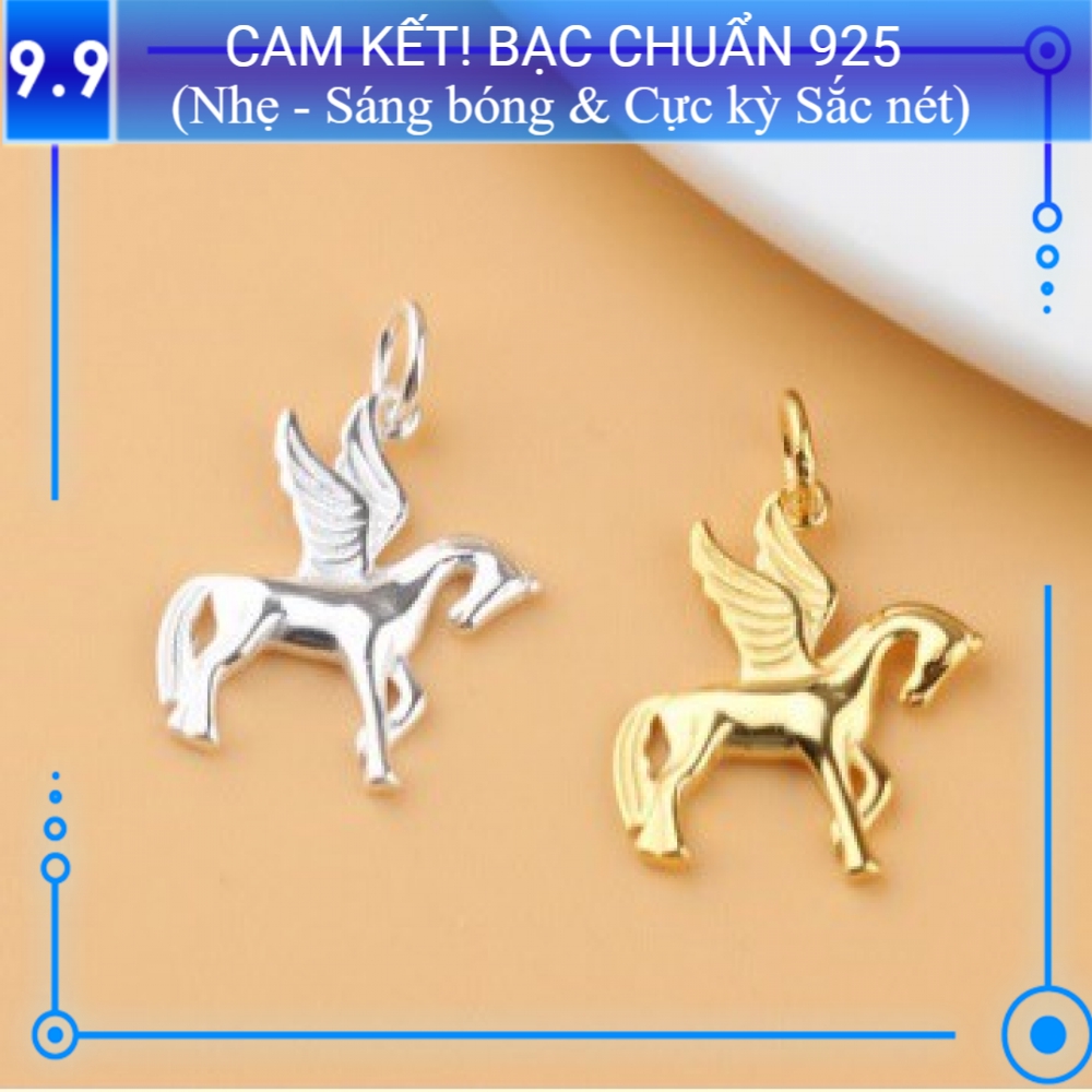 Charm bạc s925 Ngựa có cánh CH168