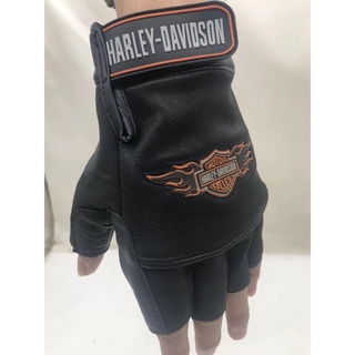 Găng tay da phong cách Harley Davidson