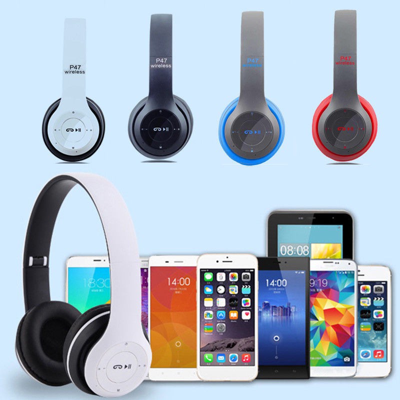 Tai nghe chụp tai trùm đầu bluetooth không dây SPRISE P47 cao cấp