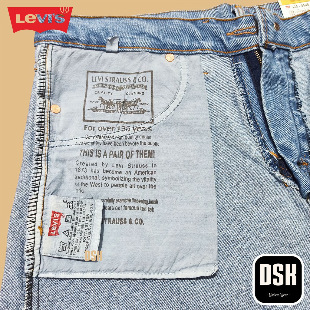 Levis Quần Jeans Nam Ống Đứng Thời Trang 505