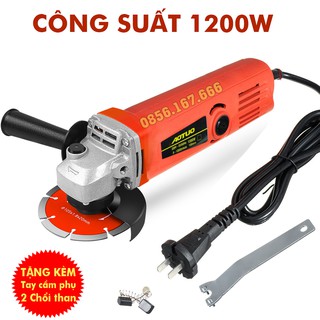 [GIẢM 30K SHIP] MÁY MÀI 1200W - MÁY MÀI GÓC AUTOO - MÁY CẮT CẦM TAY GIÁ RẺ - 100% LÕI ĐỒNG - TRỤC 10MM