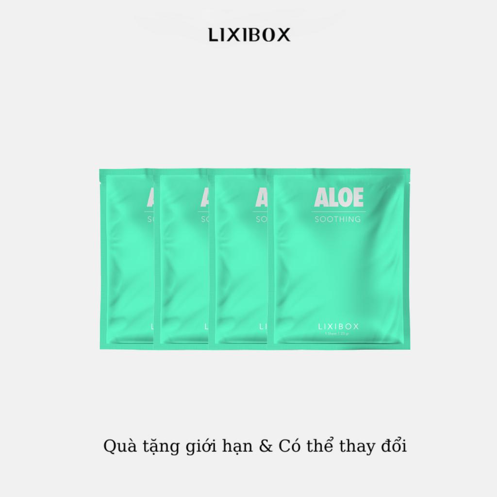[HB Gift] Combo 4 Lixibox Daily Facial Mask Sheet - Aloe