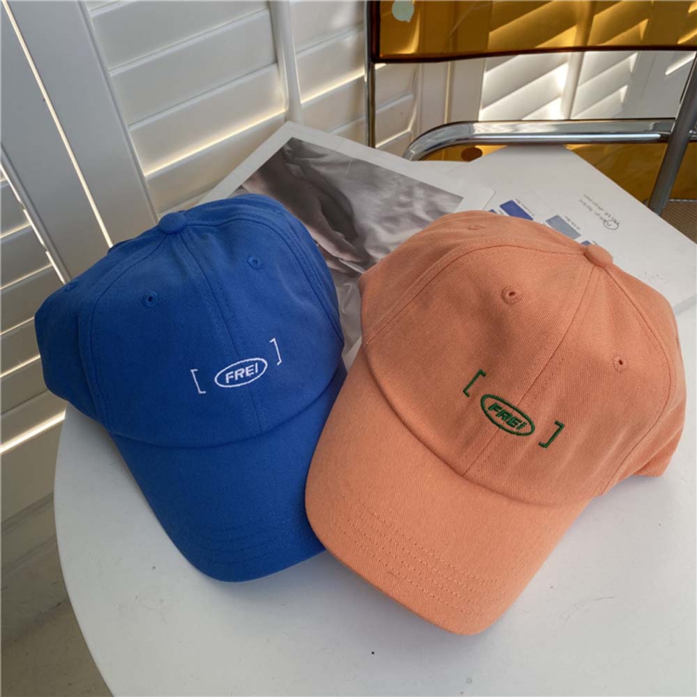 MKEB Mũ Lưỡi Trai Thêu Chữ Đơn Giản Phong Cách Hip Hop Thời Trang Hàn Quốc Trẻ Trung