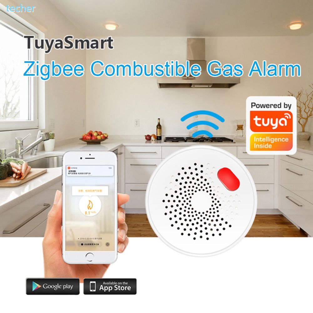 ZigBee Thông Minh Gas Rò Rỉ Detector Làm Việc Với Tuya ZigBee Hub Dễ Cháy Tự Nhiên Cảm Biến Báo Động Cho An Ninh Hệ Thống Báo Động *