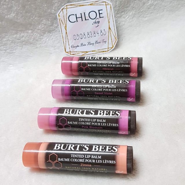 Son dưỡng môi có màu Burt's Bees Tinted Lip Balm