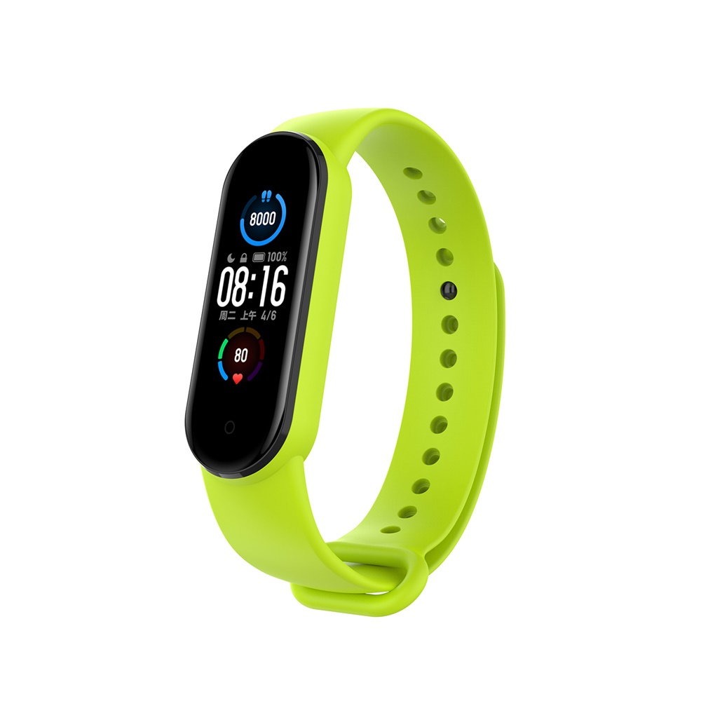 Dây Đeo Silicon Mềm Thay Thế Cho Đồng Hồ Thông Minh Xiaomi Mi Band 5 6