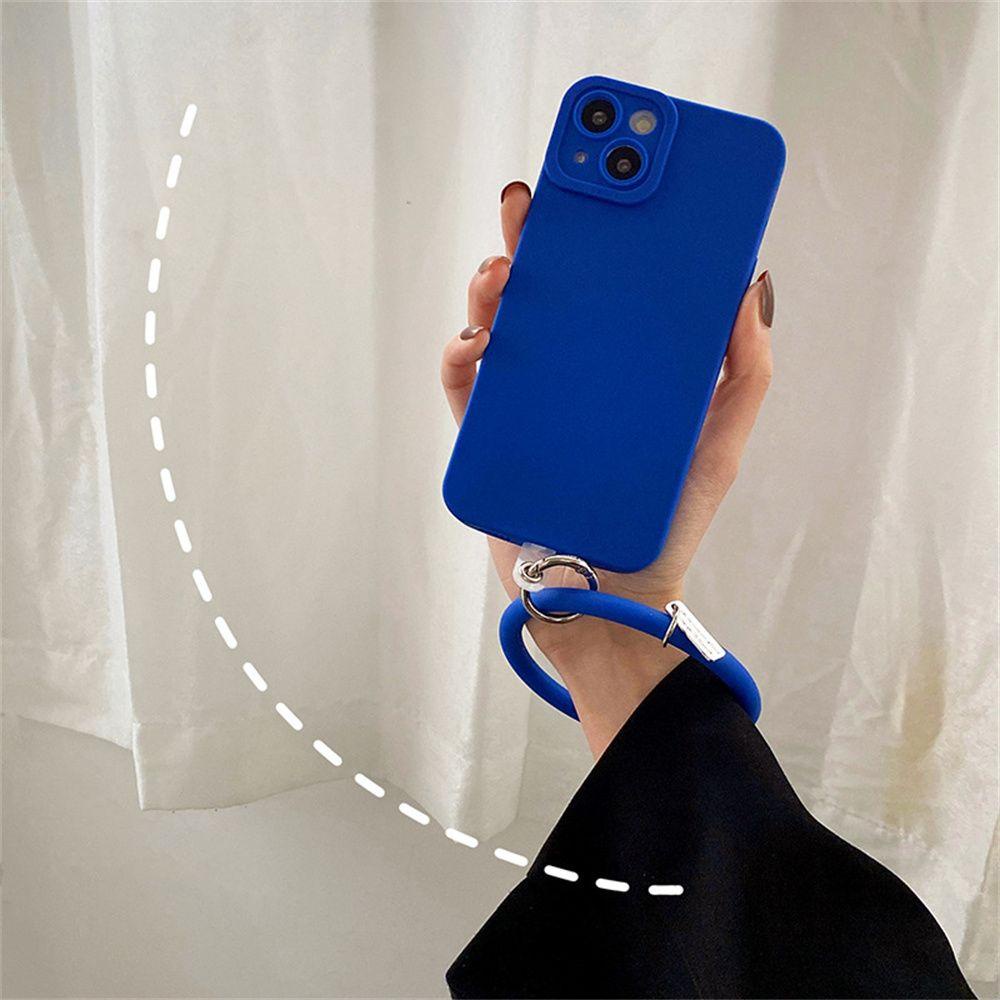 Dây đeo silicon mềm mại nhiều màu chống thất lạc cho điện thoại di động