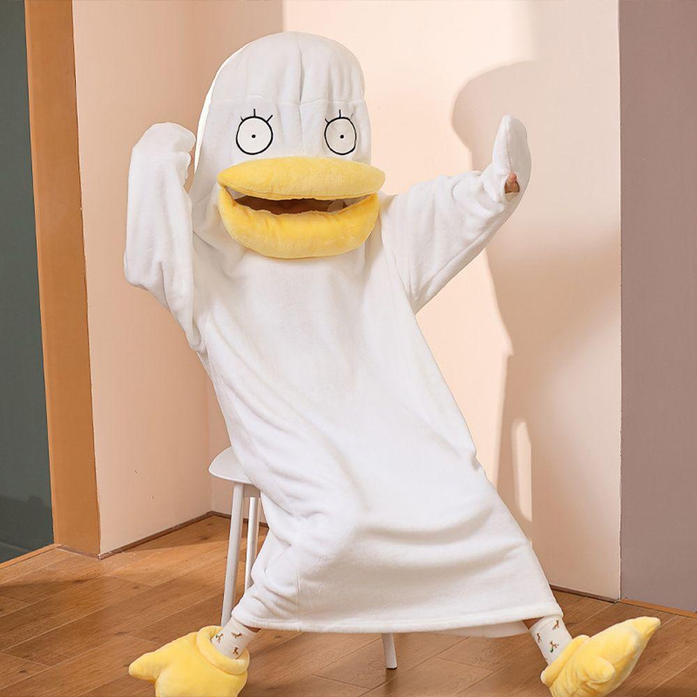 OCEANMAP Bộ Đồ Ngủ Bằng Vải Flannel Phối Lông Plus Size Sáng Tạo Dành Cho Nữ