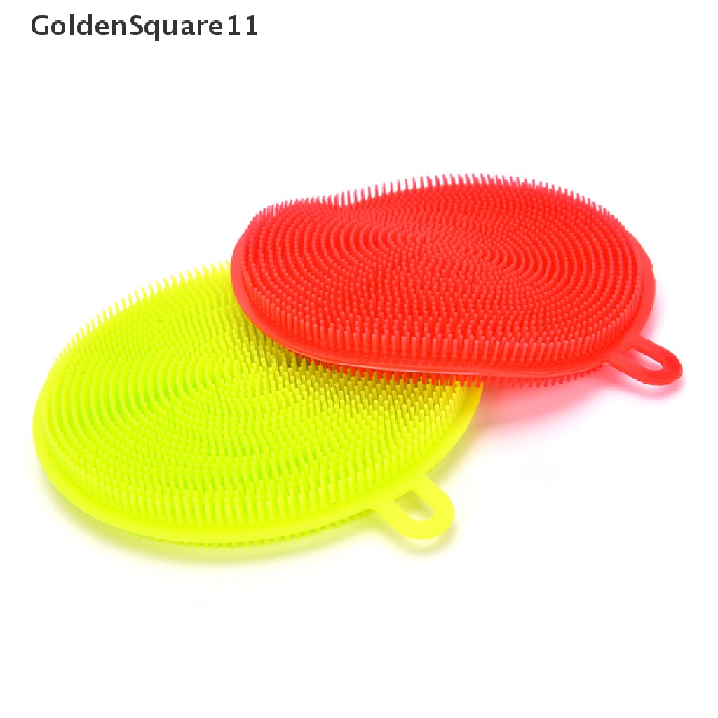 11 Miếng Rửa Chén Bằng Silicone Chống Vi Khuẩn Tiện Dụng