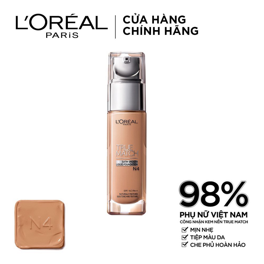 Kem nền mịn da L'OREAL TRUE MATCH N4