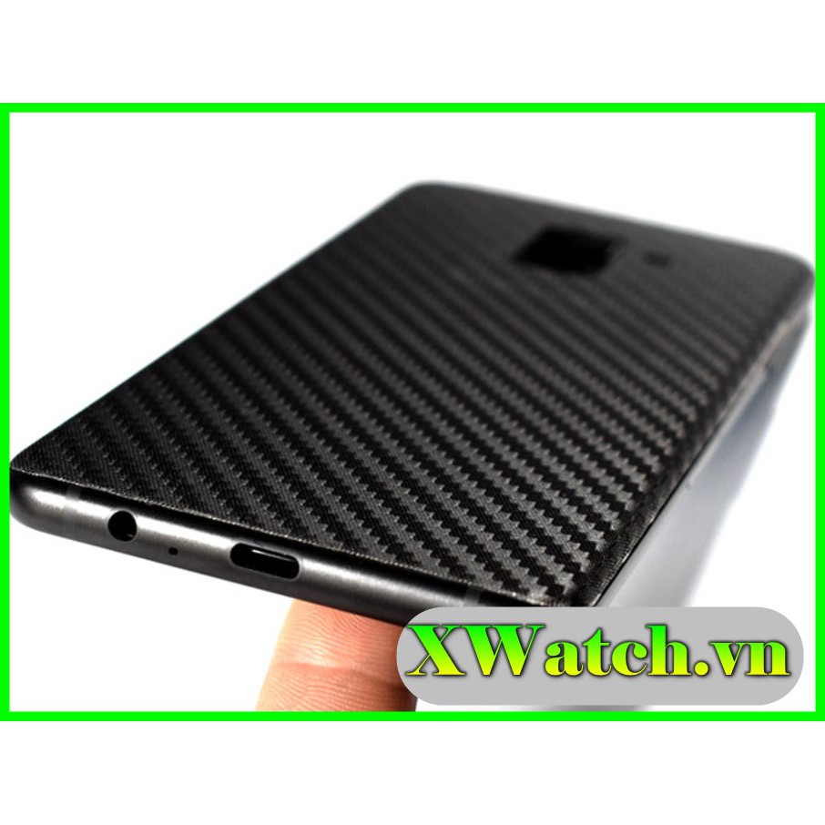 Miếng Dán Carbon mặt lưng Samsung Galaxy A7 A8 A9 A30 A10 A20 A50 A7/ A8 / A9 2018