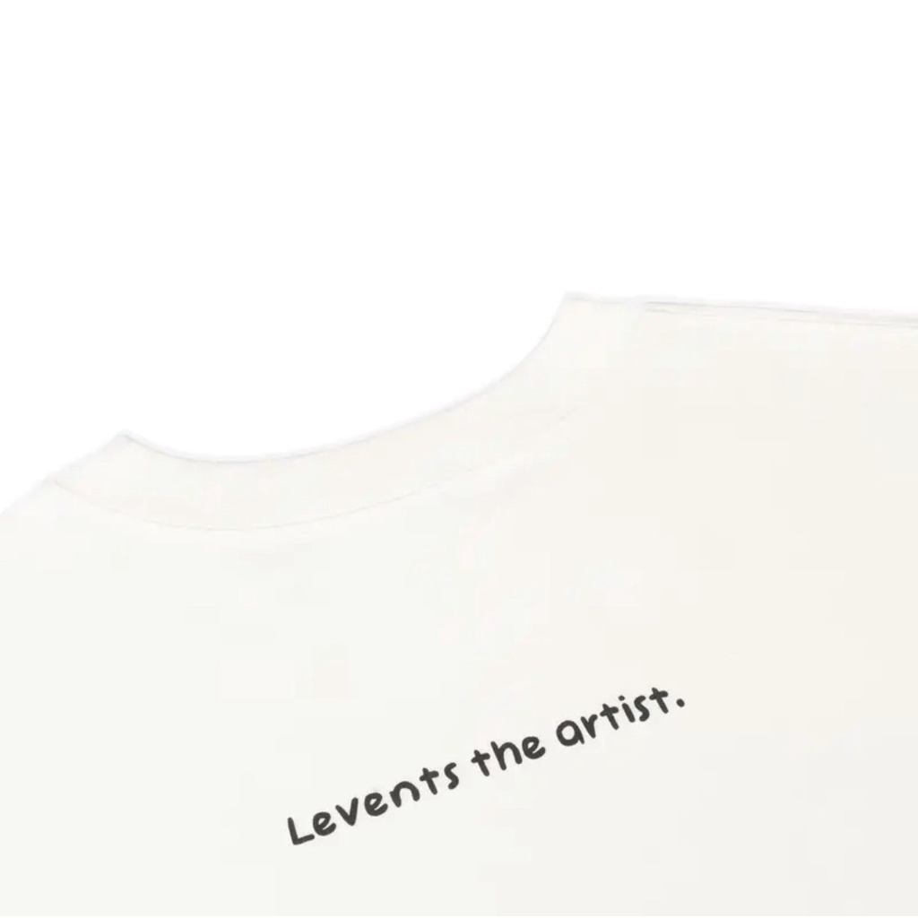 Áo Thun LEVENTS 2LIP/ Cream  Tặng Kèm Túi Tote Hoặc Túi Giấy Khi Mua Từ 2SP