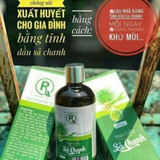 Tinh dầu sả chanh 100ml công ty hồng tâm- đuổi muỗi - sát khuẩn - ảnh sản phẩm 2