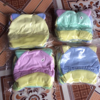 Combo 5 mũ sơ sinh 5 bao chân bao tay