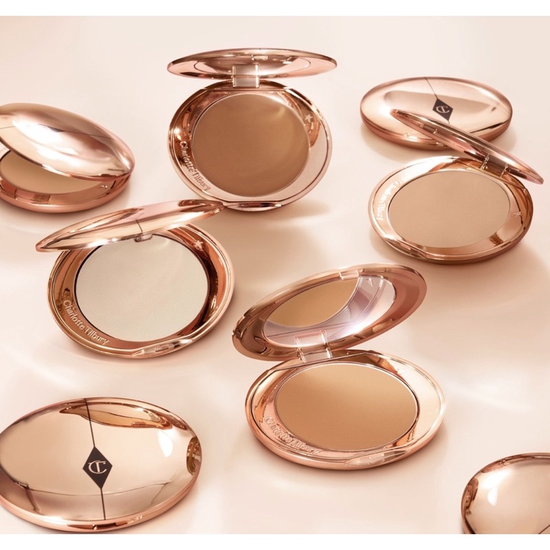 Phấn phủ Charlotte Tilbury Airbrush Flawless Finish Setting fullsize màu Fair bản New Year 2023