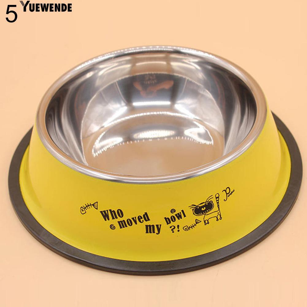 Bát đựng thức ăn cho chó mèo bằng thép không gỉ