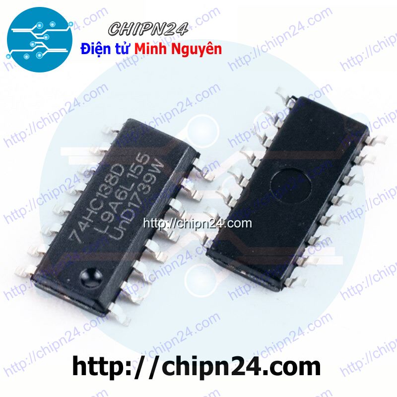 [4 CON] IC 74HC138 SOP-16 (SMD Dán) (SN74HC138N 74138)