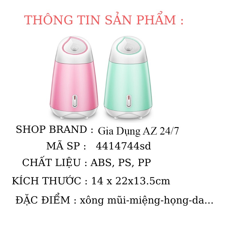 Máy xông hơi da mặt MAGIC BULET phun sương mini chanh xả tinh dầu giữ ẩm da AZ 4414744sd