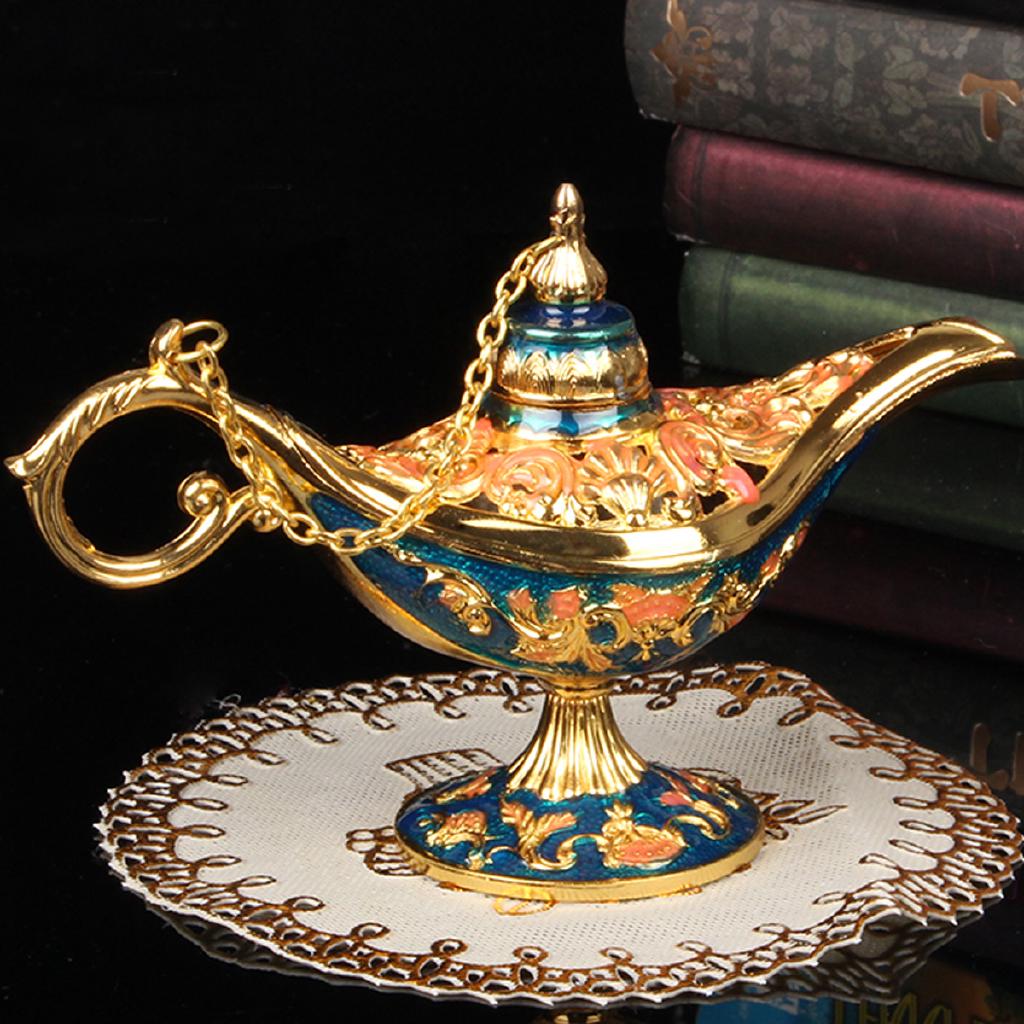 Mô hình cây đèn thần Aladdin bằng hợp kim kẽm dùng trang trí