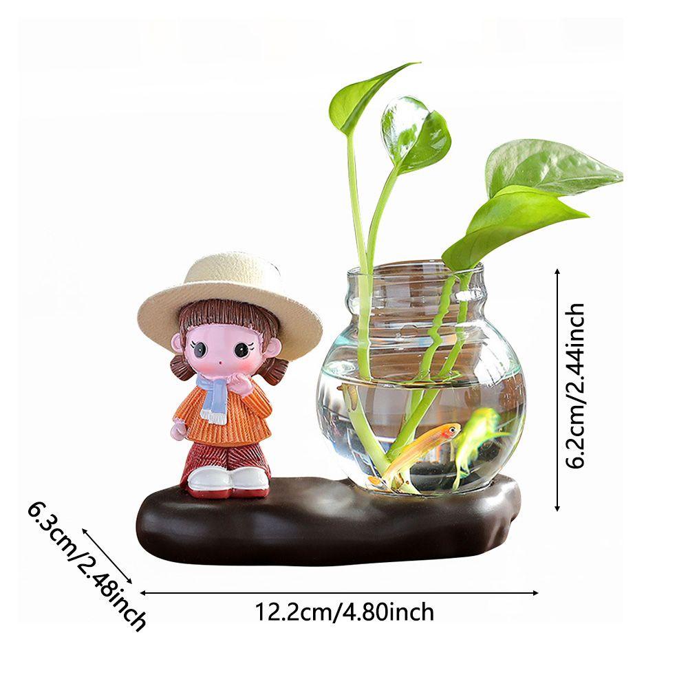 CONOPERY Chậu Cây Thủy Canh Bằng Nhựa Resin Trang Trí Phòng Khách