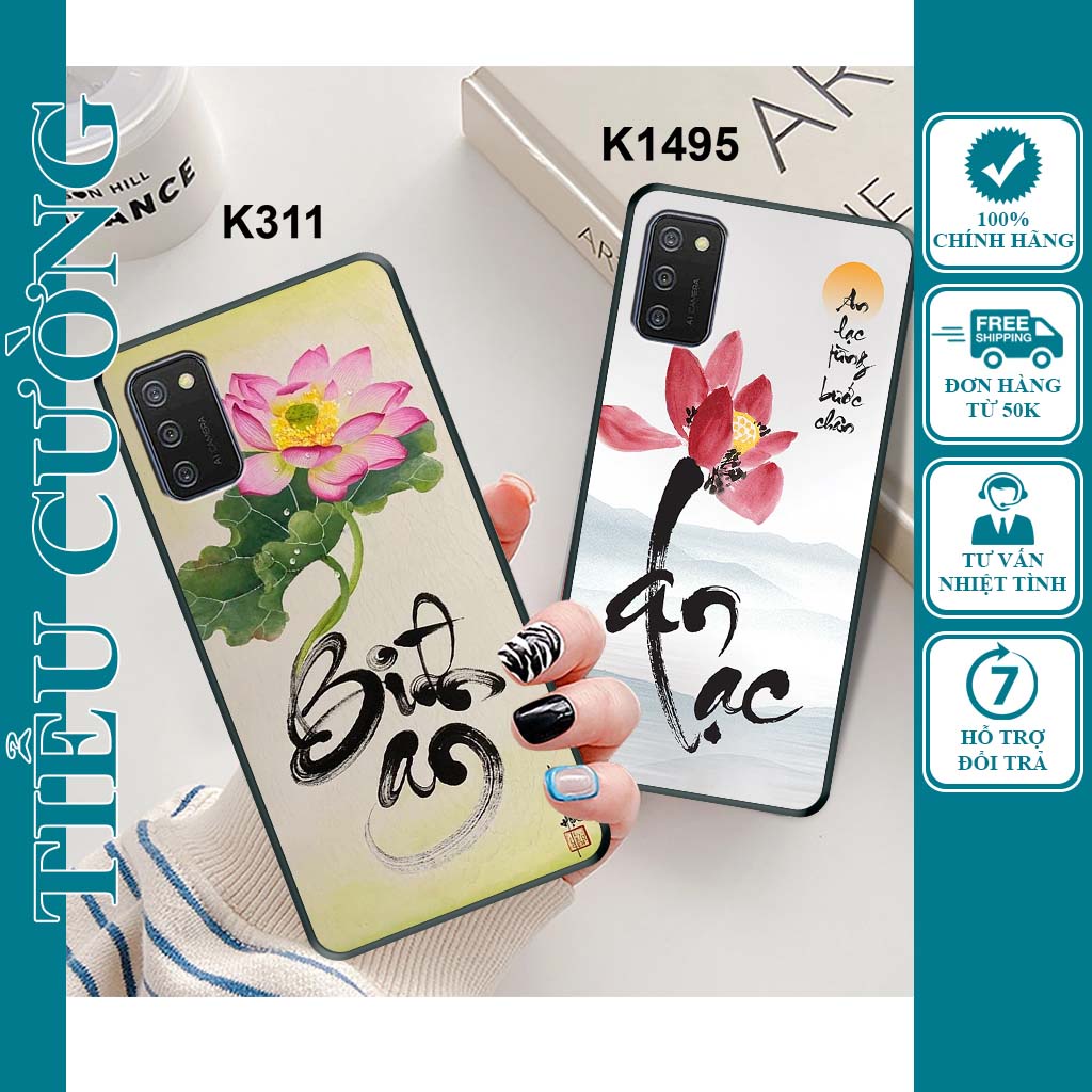 Ốp Samsung A02s / A03s in hình thư pháp siêu đẹp, bền và rẻ