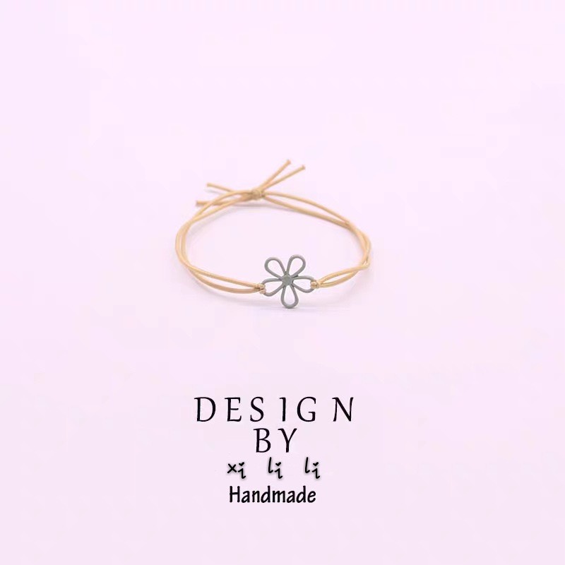 DÂY CỘT TÓC MINI HOA 5 CÁNH XINH XẮN NHỎ GỌN CHO NỮ