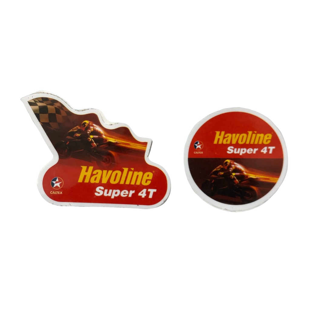 Sticker Caltex Havoline Super 4T ( LIMITED )