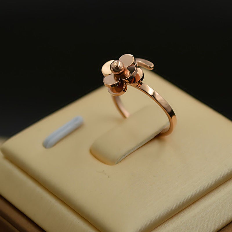 Bông Tai Mạ Vàng Hồng 18K Đính Kim Cương Giả Sang Trọng Không Gây Dị Ứng