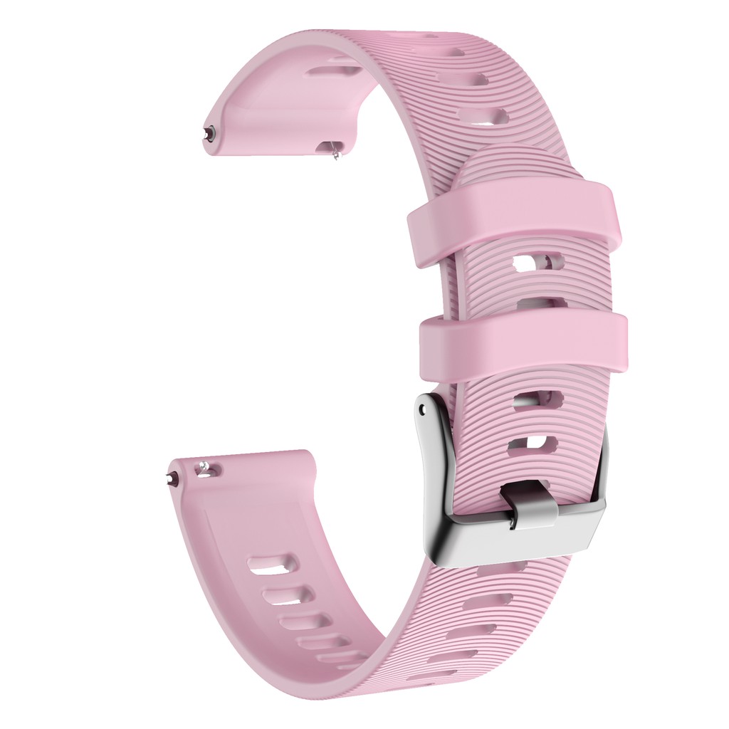 Dây Đeo Silicon Mềm 20mm Cho Garmin Forerunner 245 645 Vivoactive 3 Venu SQ Vivomove Approach S40