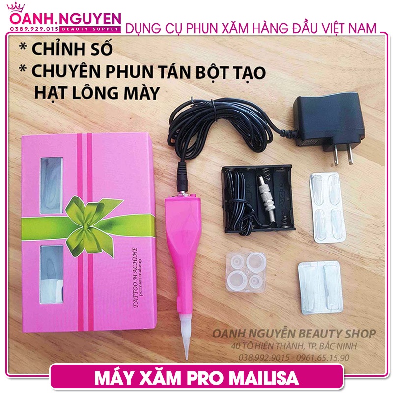 Máy phun xăm Pro - Chuyên phun tán bột, tạo hạt lông mày