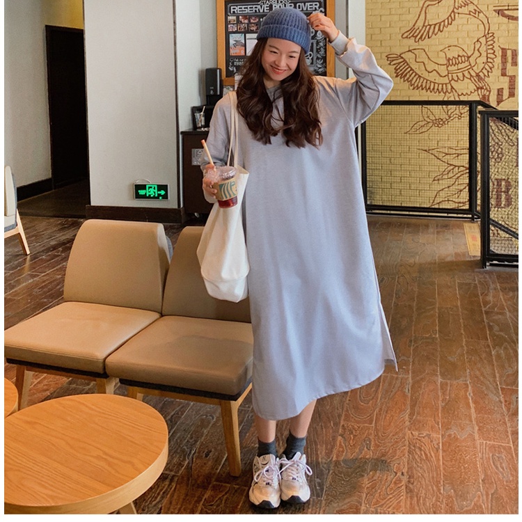 SUXI Áo Sweater Mỏng Cổ Tròn Tay Dài Dáng Rộng Màu Sắc Đơn Giản Thời Trang Xuân Thu Dành Cho Nữ