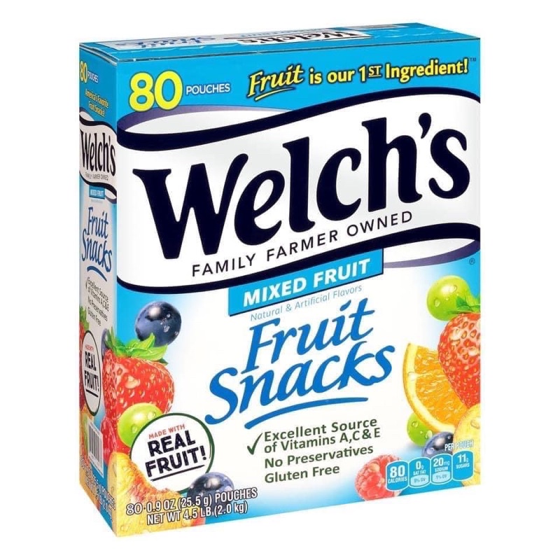 Kẹo Dẻo Welch’S Fruit Snacks Mỹ