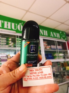 Lăn khử mùi Romano Classic chai 50ml