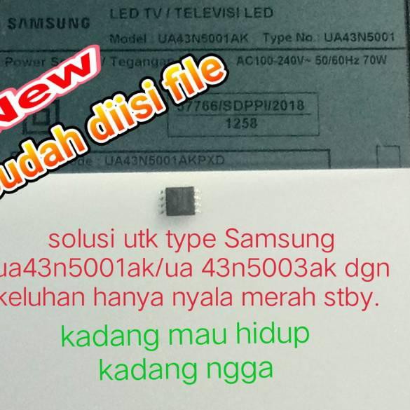 99! Eeprom Ic Eprom Flash Tv Led Samsung Ua43n5001ak Ua43n5003ak Ua43n5001 Ua43n50043n43n50