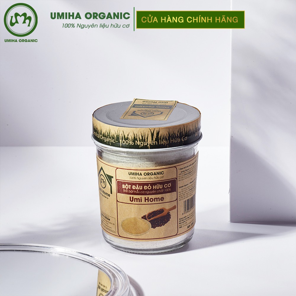 Bột Đậu Đỏ hữu cơ UMIHOME nguyên chất - Dùng dưỡng trắng toàn thân, mặt nạ dưỡng da giúp da trắng mịn da - Keshouhin | BigBuy360 - bigbuy360.vn