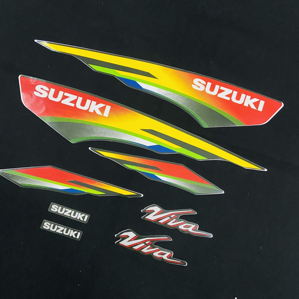 TEM DÁN XE SUZUKI VIVA 3 LỚP CAO CẤP NHƯ ZIN CỰC CHẤT TRỌN BỘ