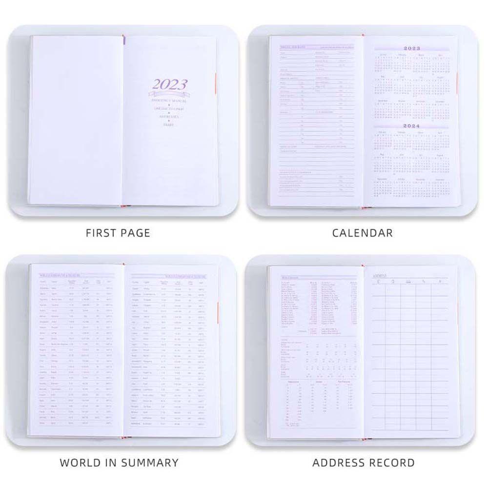 PEWANY Sổ Tay Ghi Chú 365 Ngày 2023 Màu Sắc Xinh Xắn Tiện Dụng