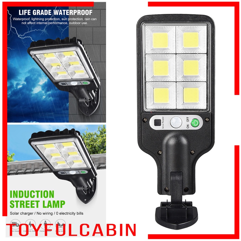 Đèn Led An Ninh Gắn Tường Sử Dụng Năng Lượng Mặt Trời Cảm Biến Chuyển Động Siêu Bền Dễ Lắp Đặt