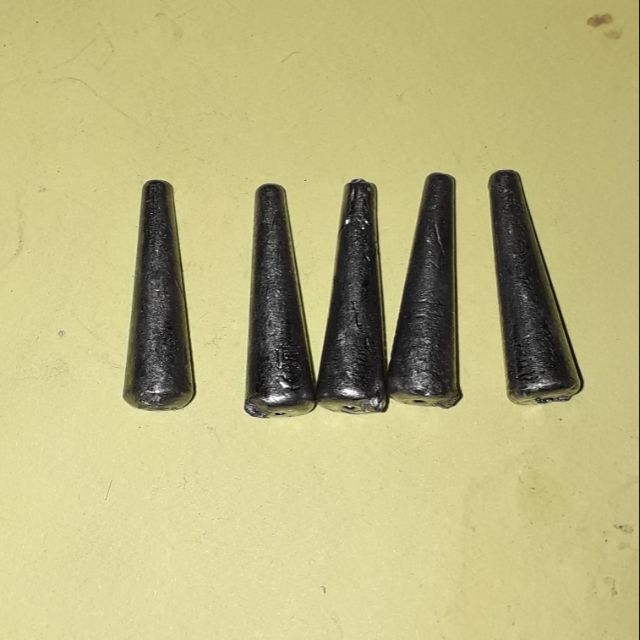 Sét 5 viên chì nhọn xuyên tâm loại 5 gam