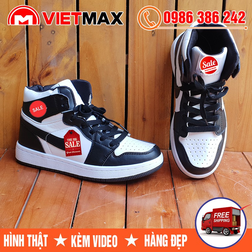 ⚡[FREE SHIP] Giày Thể Thao Air Jordan 1 Đen Trắng Hàng Việt Nam