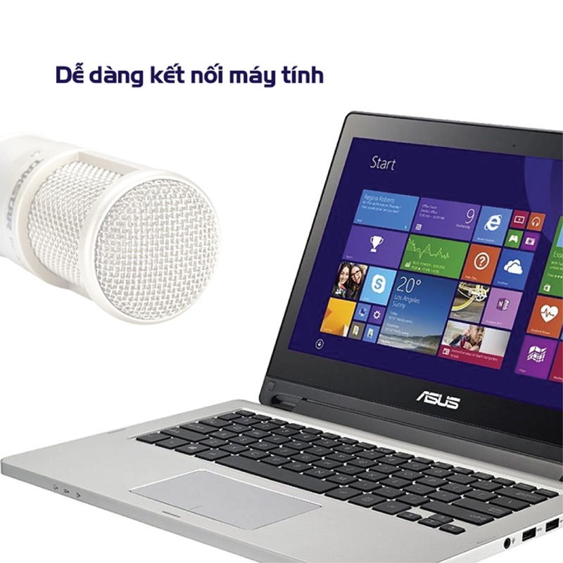 Micro thu âm TAKSTAR PC-K200, Mic thu âm livestream, TẶNG dây míc XLR XLR, BẢO HÀNH 12 THÁNG