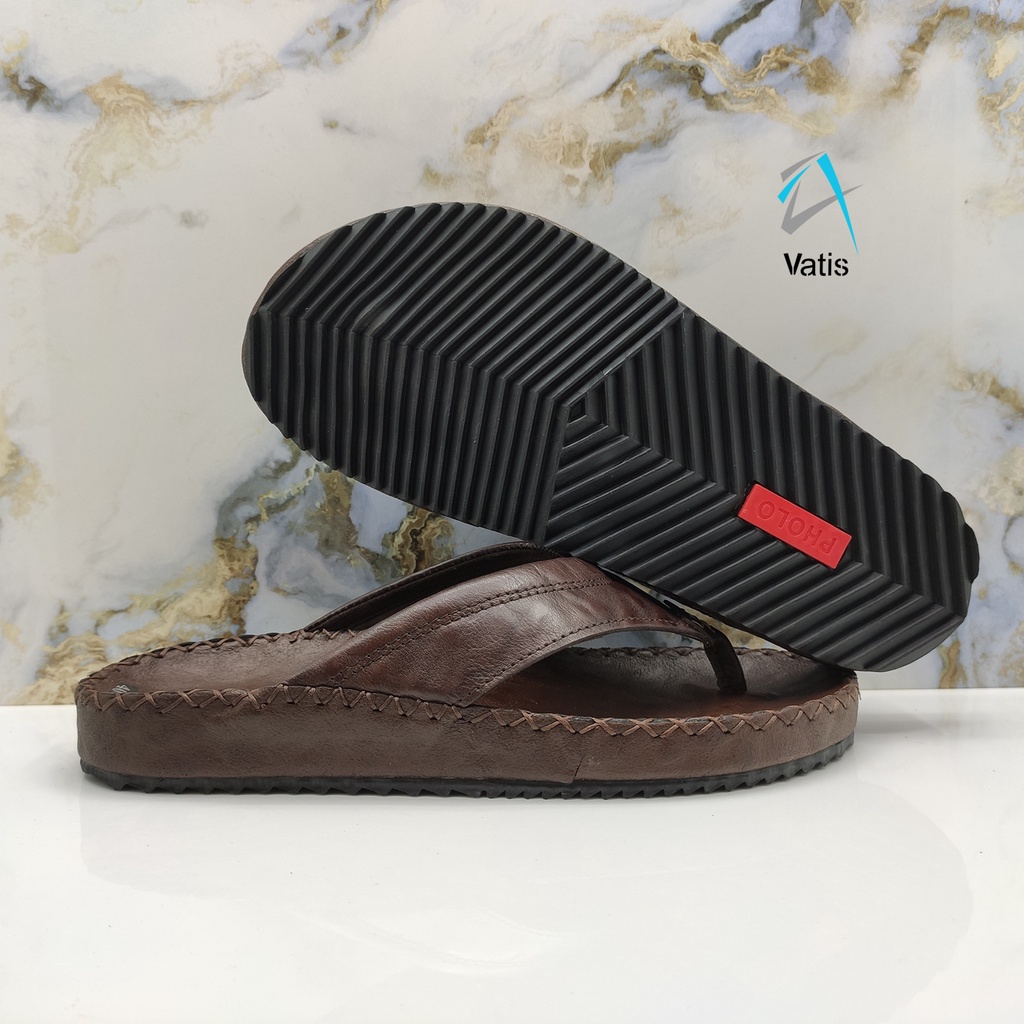 DÉP KẸP DA BÒ CAO CẤP VATIS VA2006