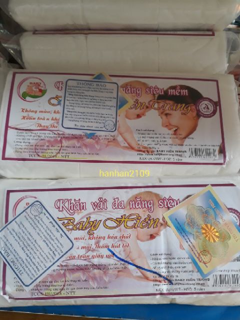 Khăn vải khô đa năng Hiền Trang