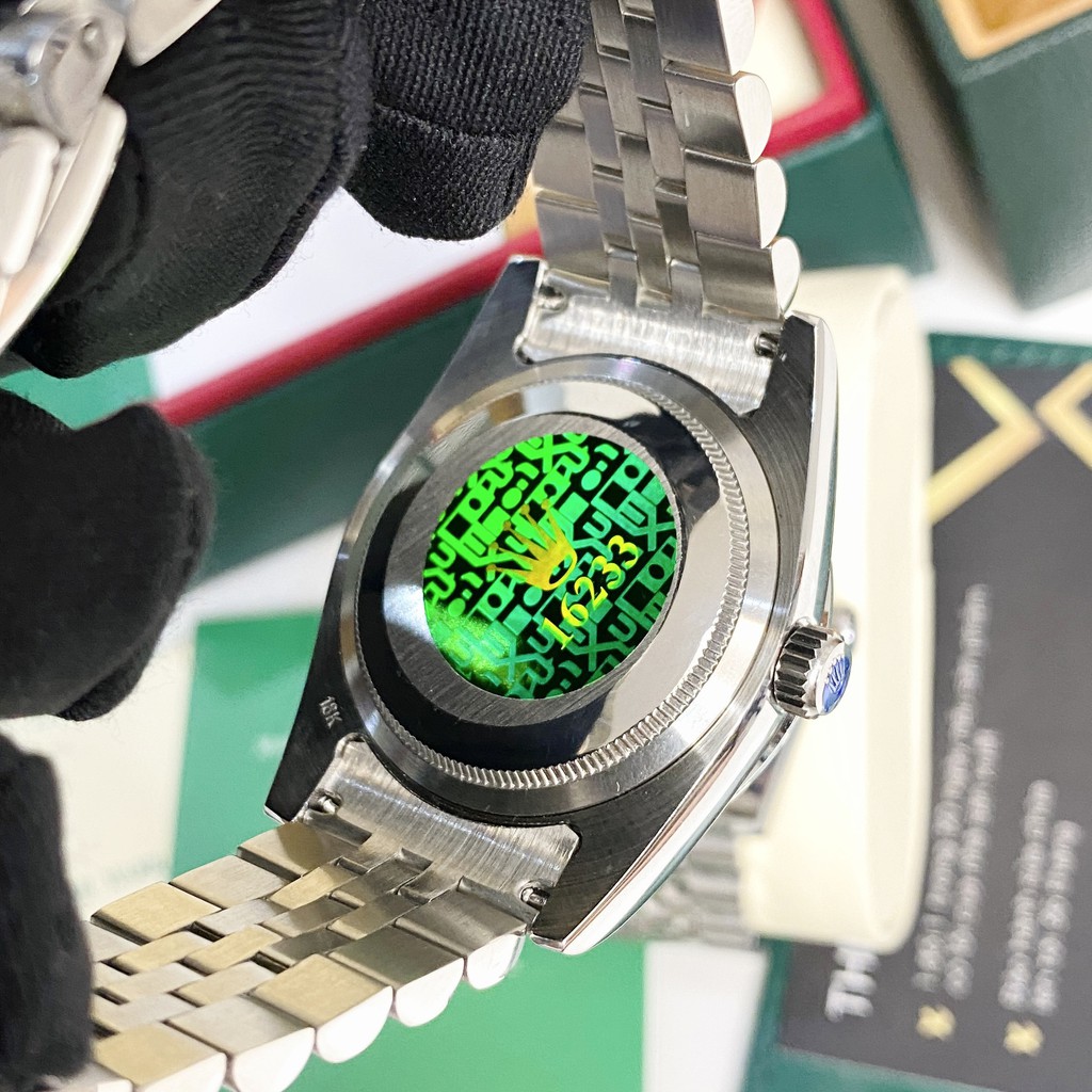 [Máy cơ] Đồng hồ cơ nam Rolex automatic mặt đính viền đá chống nước DH560 - shop131 | BigBuy360 - bigbuy360.vn