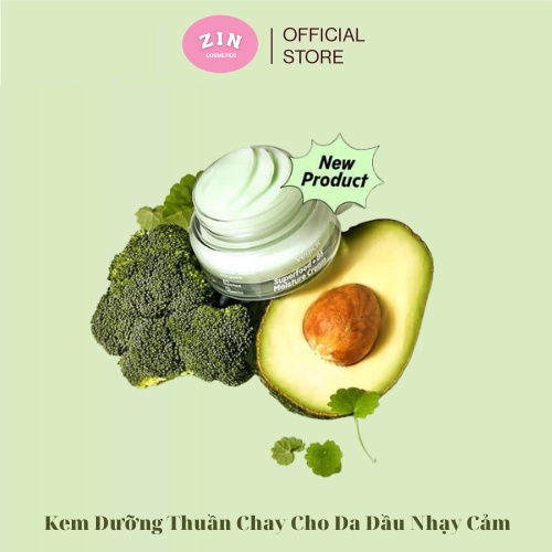 Kem Dưỡng Ẩm Thuần Chay Cho Da Dầu Nhạy Cảm Vegick Superfood + B5 Moisture Cream 50ml
