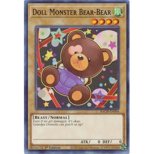 Thẻ bài Yugioh - TCG - Doll Monster Bear-Bear / BACH-EN094'